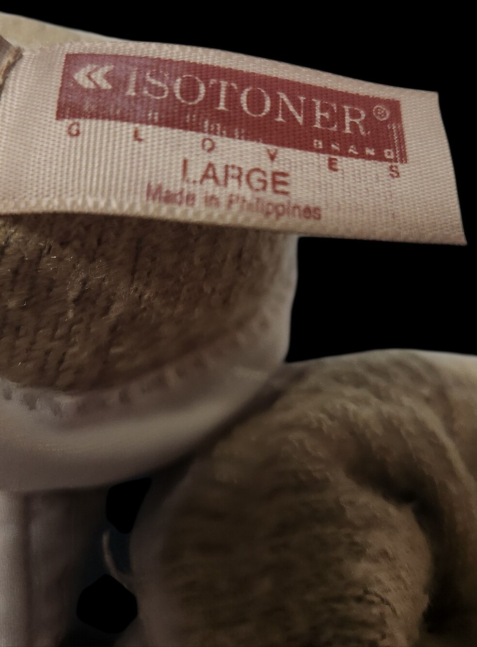 Vintage Isotoner GloveS - Beige Large